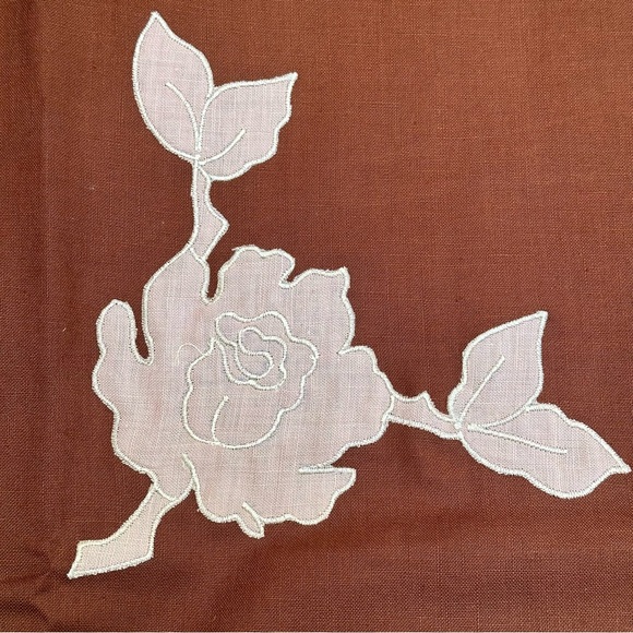 VINTAGE New in Box 50'S CARD/BRIDGE GAME TABLECLOTH WITH FOUR MATCHING NAPKINS - Picture 5 of 13